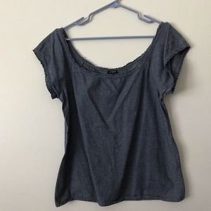 JCrew denim Top 👚